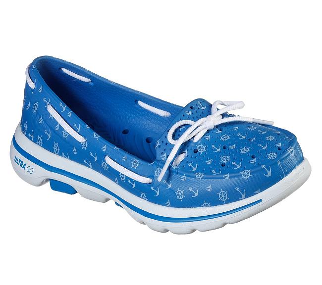 Mocasines Skechers Mujer - GOwalk 5 Azules ZMPEI7309
